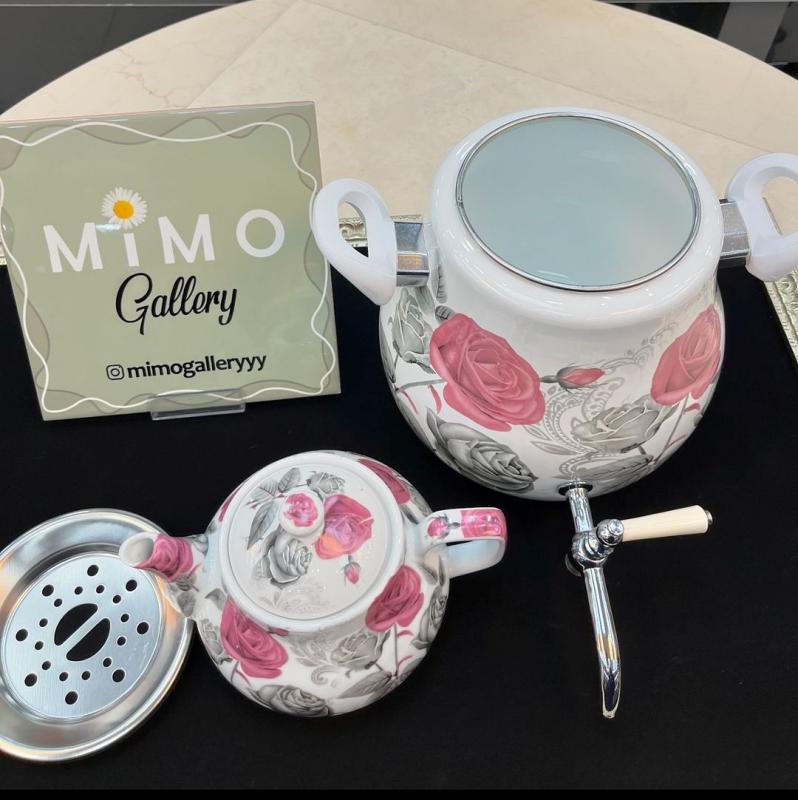 کتری قوری شیردار لعابی - تصویر 10