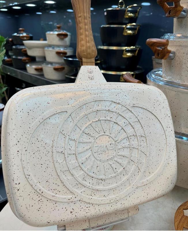 سرویس قابمله 25 پارچه چدن گرانیتی اویز مدل الیپس - تصویر 2