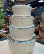 سرویس قابمله 25 پارچه چدن گرانیتی اویز مدل الیپس - تصویر 18