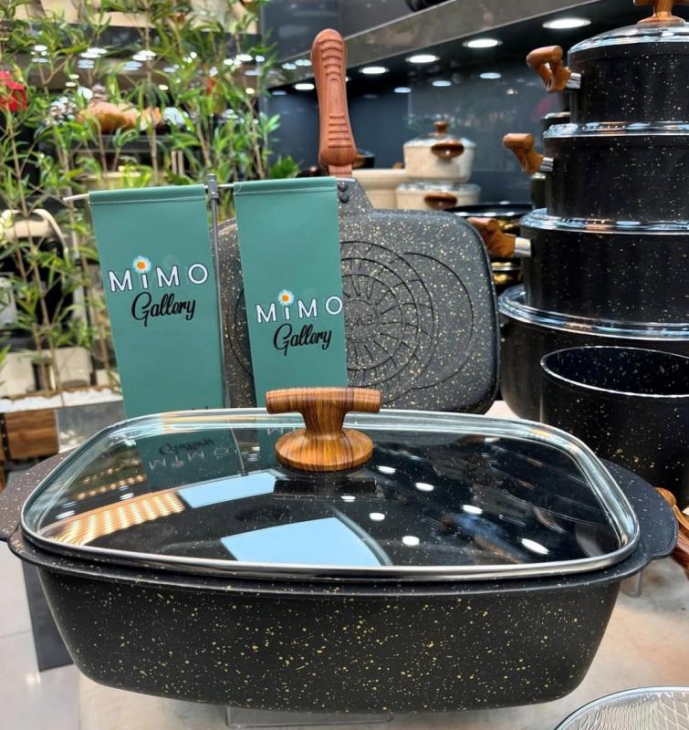 سرویس قابمله 25 پارچه چدن گرانیتی اویز مدل الیپس - تصویر 10