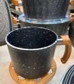 سرویس قابمله 25 پارچه چدن گرانیتی اویز مدل الیپس - تصویر 9