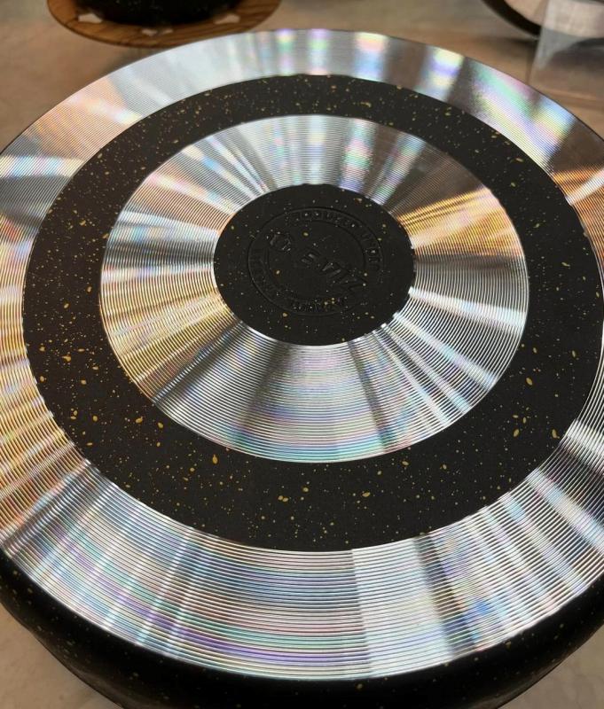 سرویس قابمله 25 پارچه چدن گرانیتی اویز مدل الیپس - تصویر 6