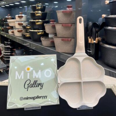 تابه تقسیم سه قسمتی تکدسته طرح قلب الف