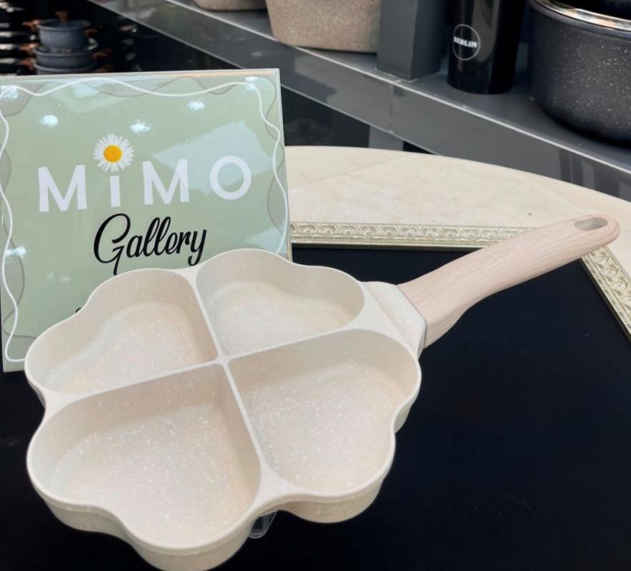 تابه تقسیم سه قسمتی تکدسته طرح قلب ب