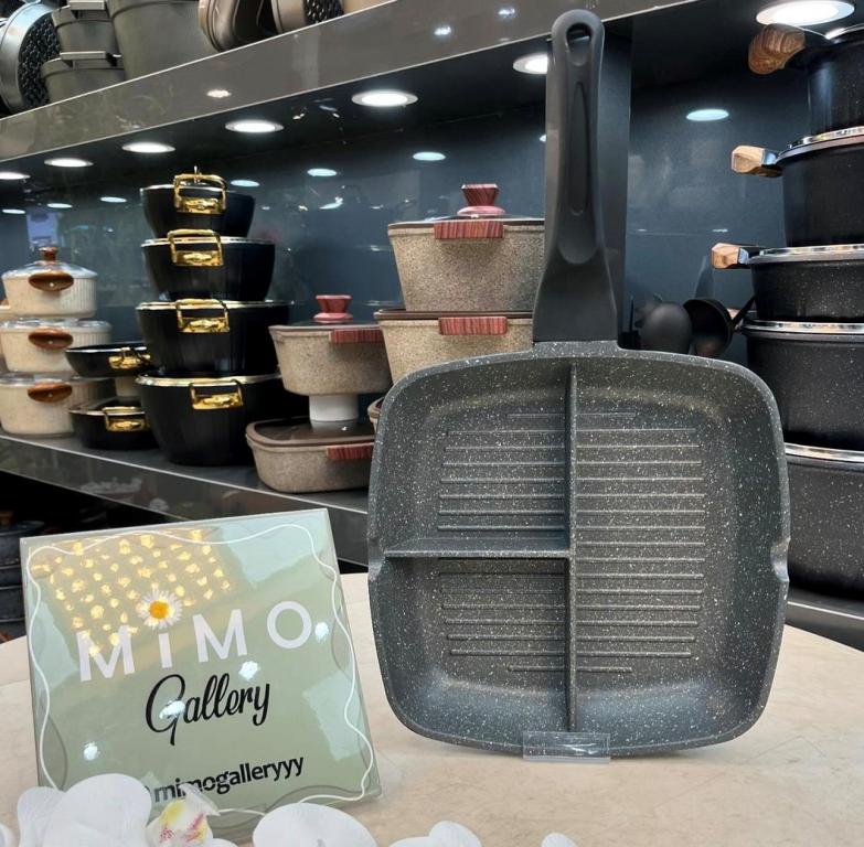 تابه سه قسمتی گریل چدن گرانیتی عروس الف