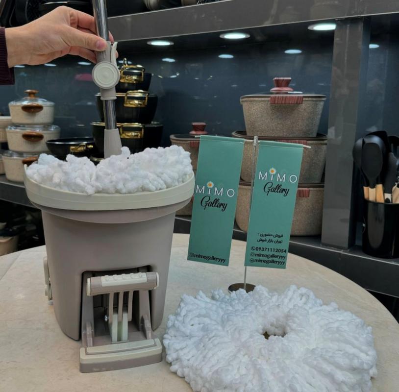 تی چرخشی یونیک به همراه سطل مد 2503 ب