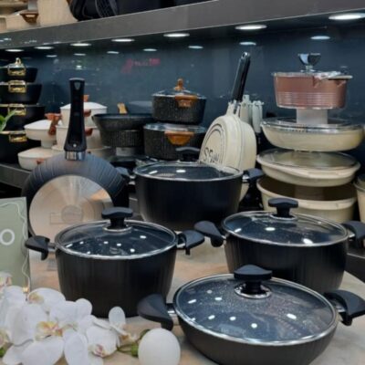 سرویس قابلمه عروس 9 پارچه ب