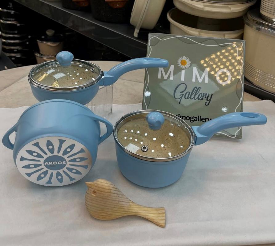 سرویس قابلمه کودک 5 پارچه برند عروس - تصویر 3