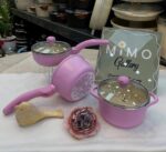 سرویس قابلمه کودک 5 پارچه برند عروس - تصویر 4