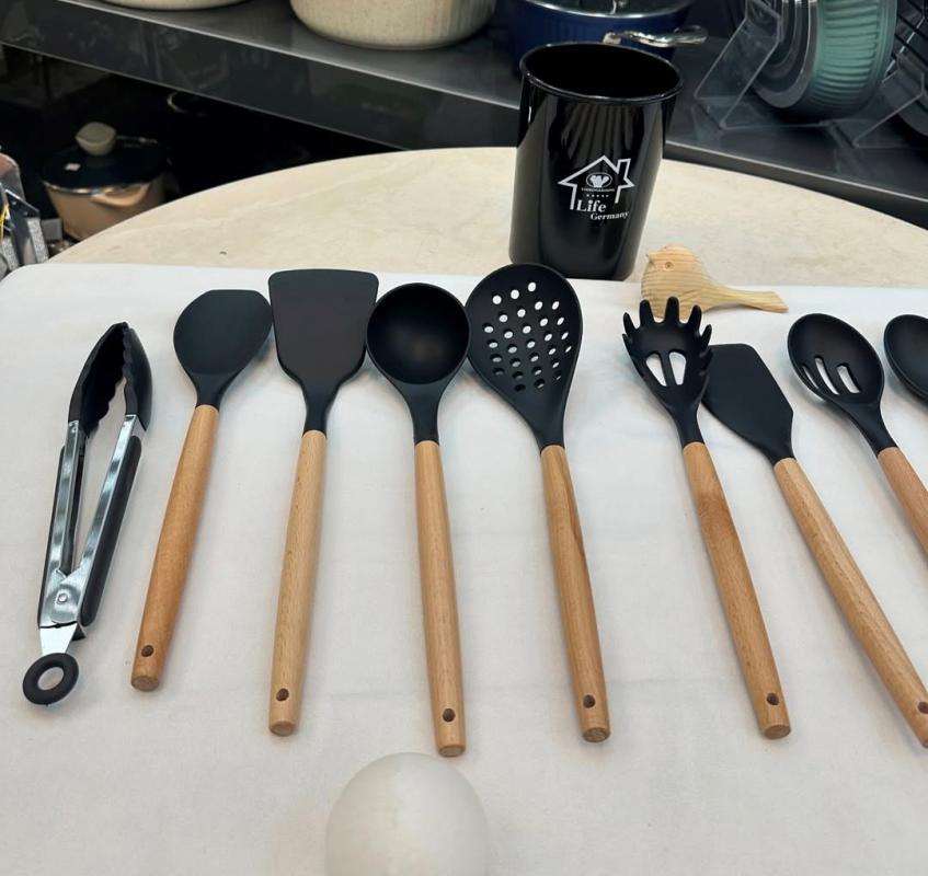 سرویس کفگیر ملاقه 12 پارچه برند لایف جرمنی - تصویر 1