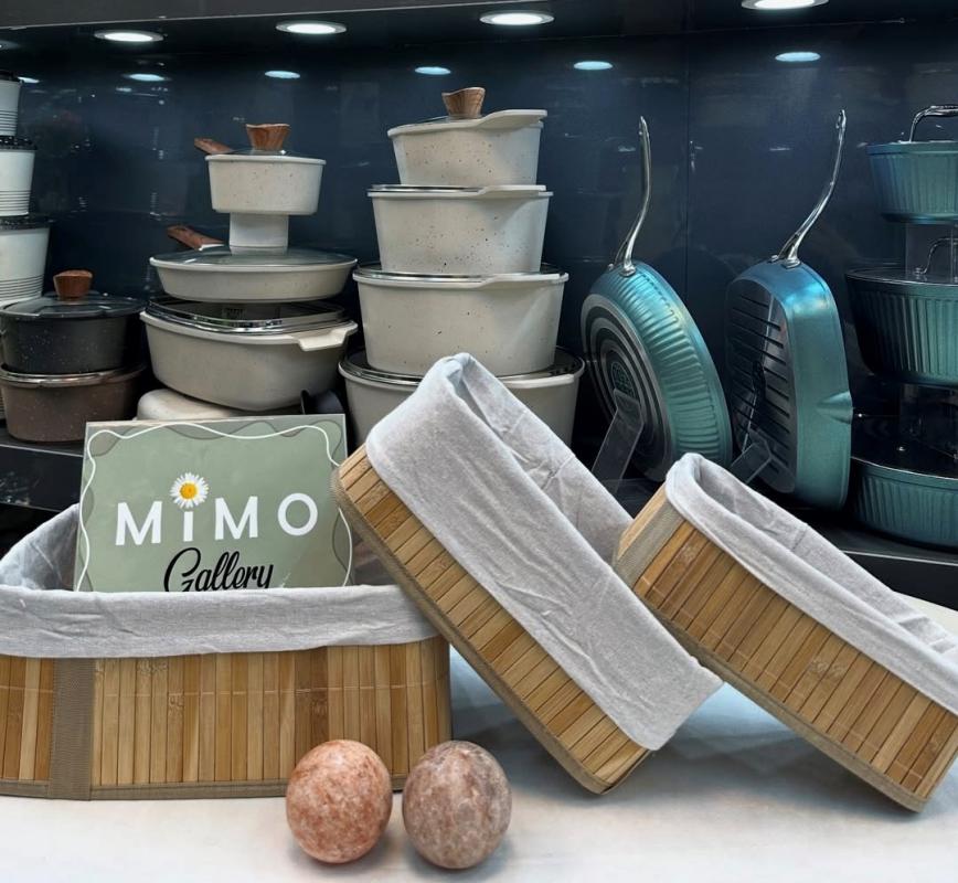 ست سه تایی سبد حصیری بامبو با آستر پارچه ای الف