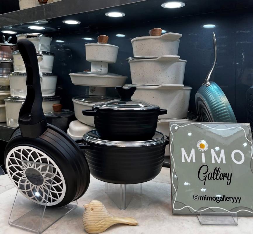 سرویس قابلمه 5 پارچه عروس مدل خطی الف