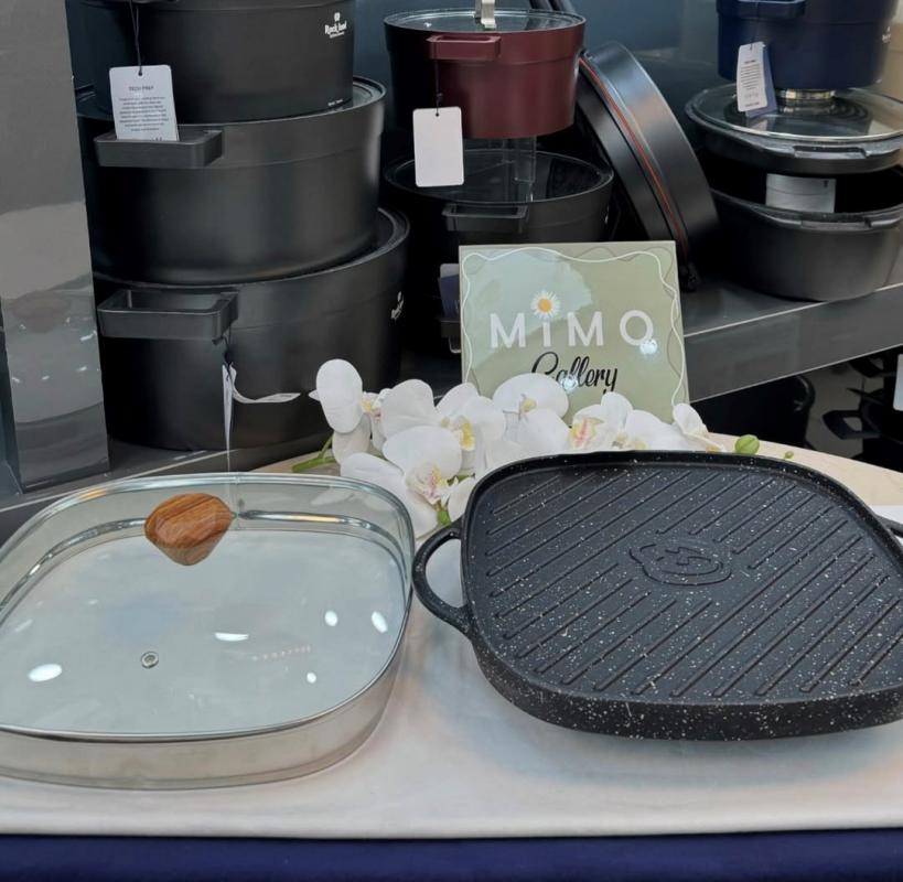 تابه گریل دودسته مدل مربعی برند صبا ب