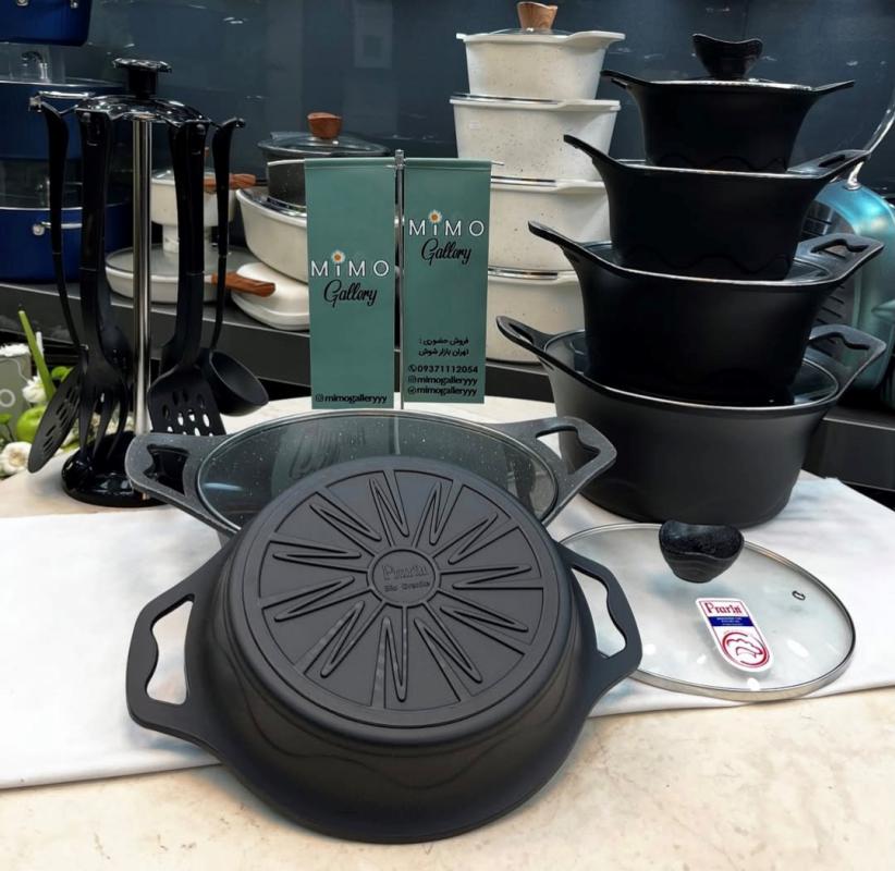 سرویس قابلمه 19 پارچه پرارین مدل پلاتینیوم ب