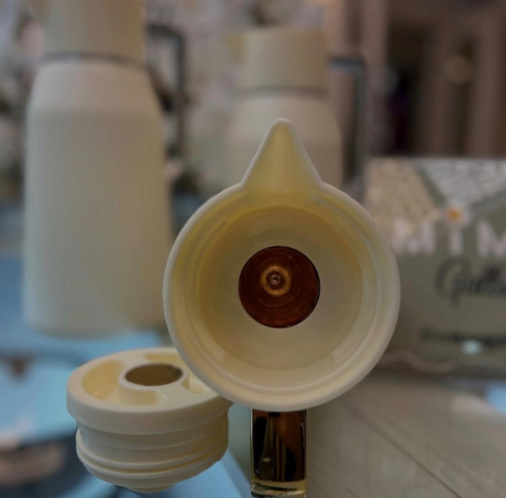 فلاسک شیشه صورتی مدل فشاری برند orive - تصویر 6