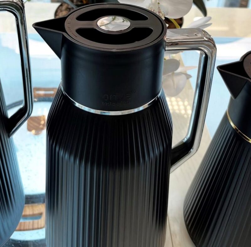 فلاسک شیشه صورتی مدل فشاری برند orive - تصویر 3