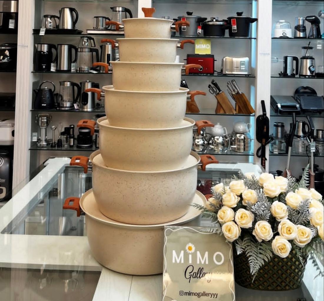 قابلمه تکی هاناتک مدل درب فلزی رنگ کرم - تصویر 6