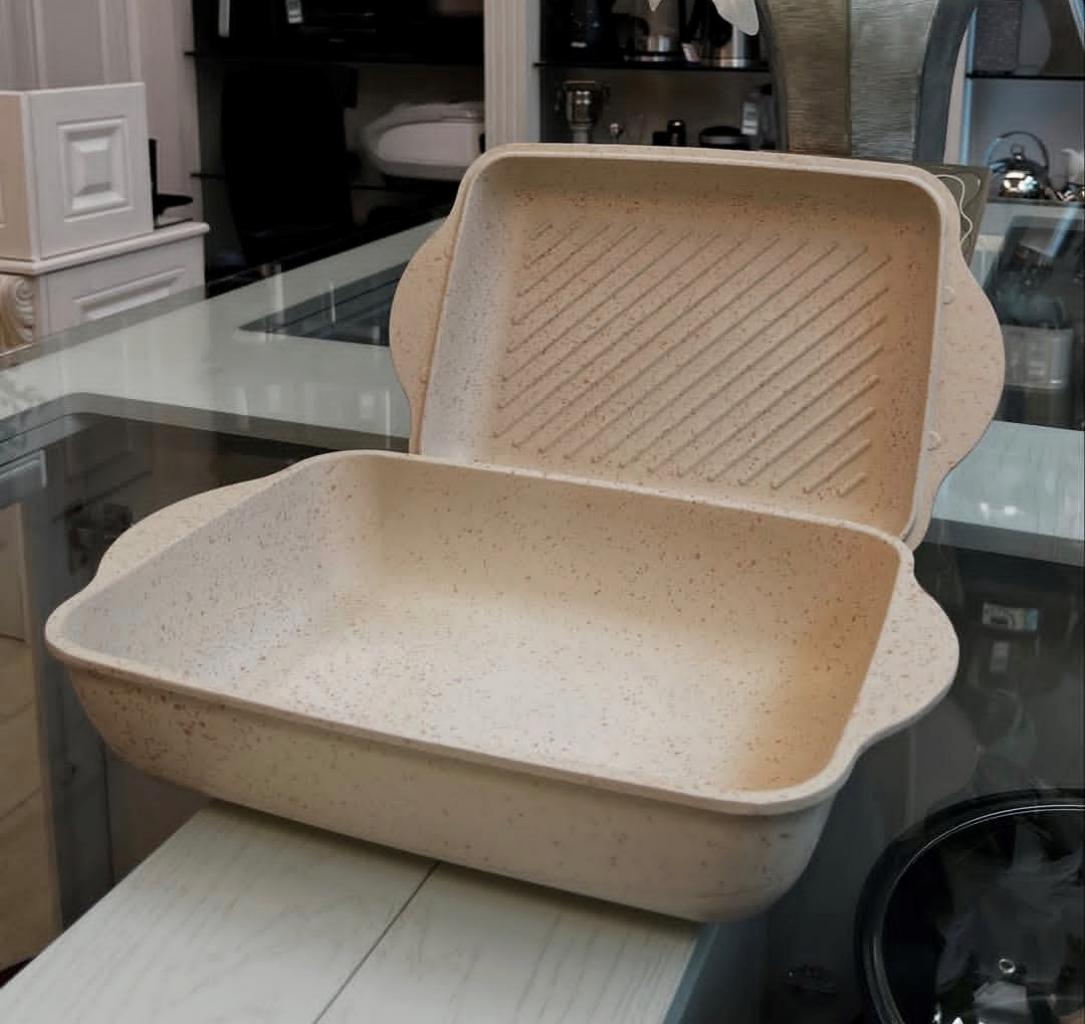 تابه مرغ خوری هاناتک با درب گریل - تصویر 2