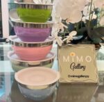 لگن استیل دربدار ست 5 تایی در رنگ های مختلف - تصویر 5