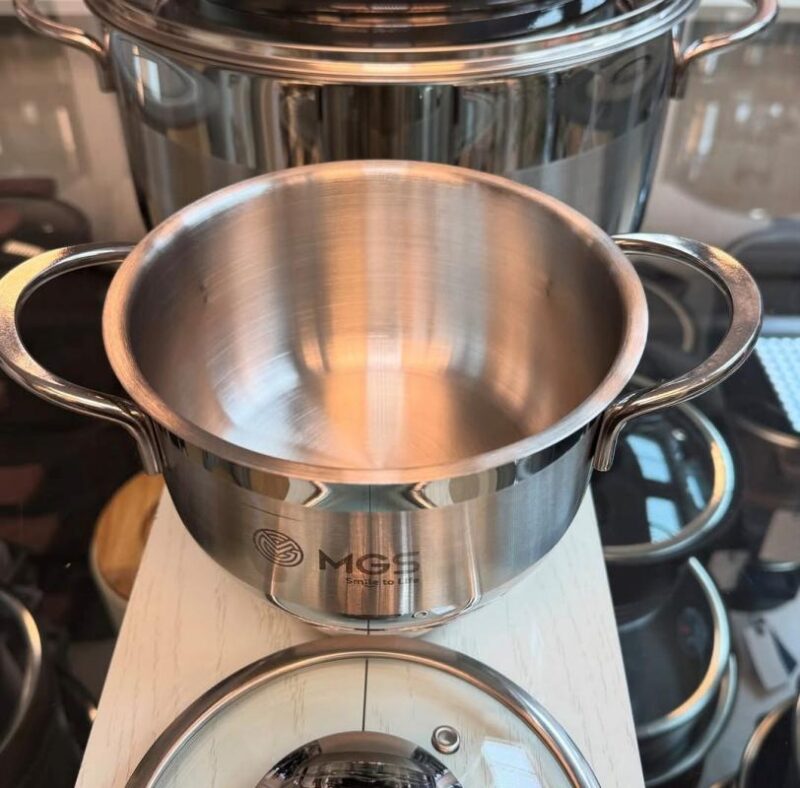 قابلمه استیل تکی MGS در سایز های مختلف - تصویر 2
