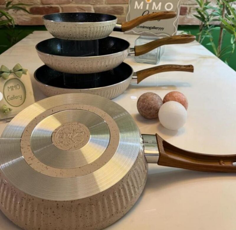 ماهیتابه نچسب تکدسته برند اویز پلاس السا تحت لیسانس ترک - تصویر 2