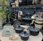 سرویس قابلمه 10 پارچه عروس MHK مدل خطی - تصویر 2