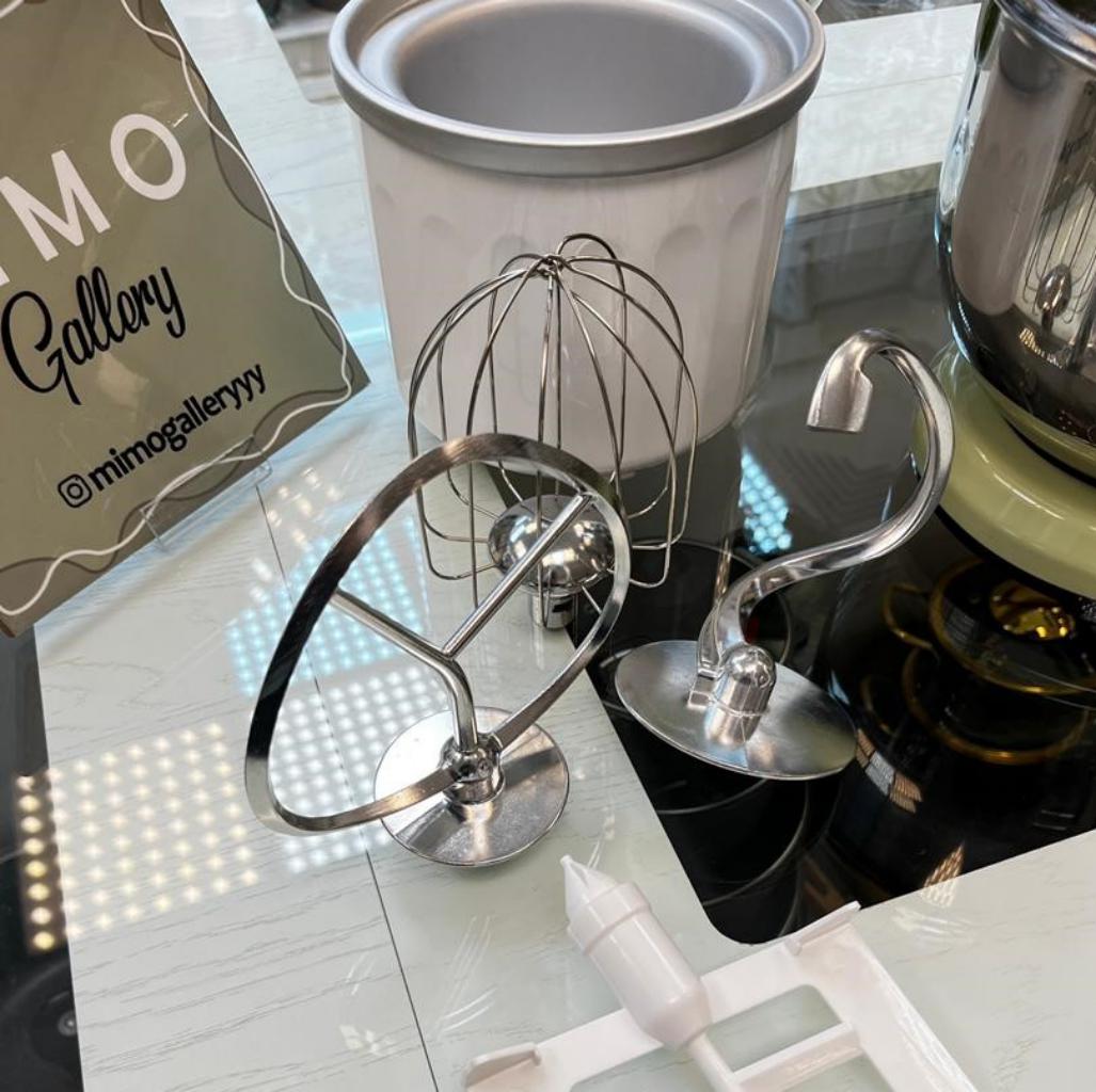 همزن کاسه‌دار سکوتک 1200 وات 1200 وات  Cecotec Cecomixer Merengue 5L 1200 Green ، حرکت سیاره‌ای و کاسه ۵ لیتری ز ابزار جانبی