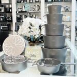 سرویس قابلمه 16 پارچه SG مدل آکا اول طوسی