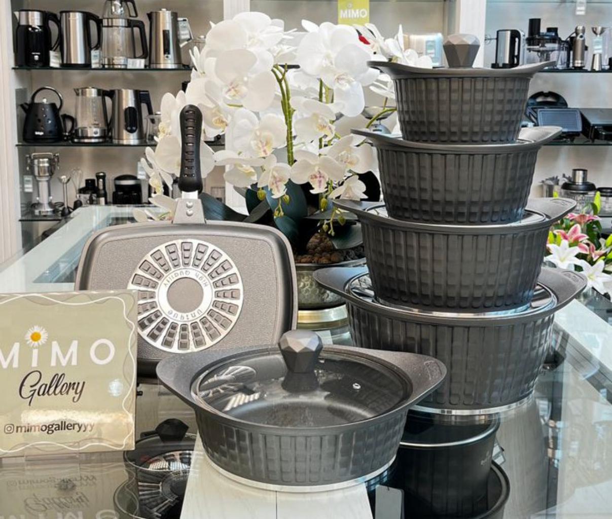 سرویس قابلمه 12 پارچه یونیک مدل نگینی ل