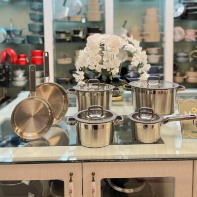 سرویس قابلمه استیل پارلاهوم مدل پاندا ح