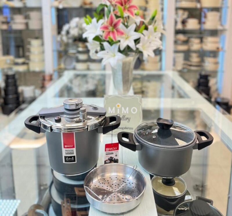 زودپز دوقلو بارولی 4+6 لیتر مدل BAROLY 786 - تصویر 6