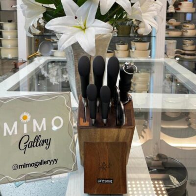 سرویس چاقوی آشپزخانه 8 پارچه لایف اسمایل f