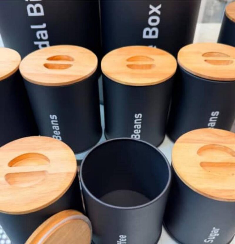 سرویس آشپزخانه 15 پارچه برند KST مدل درب بامبو کد 6010 - تصویر 9