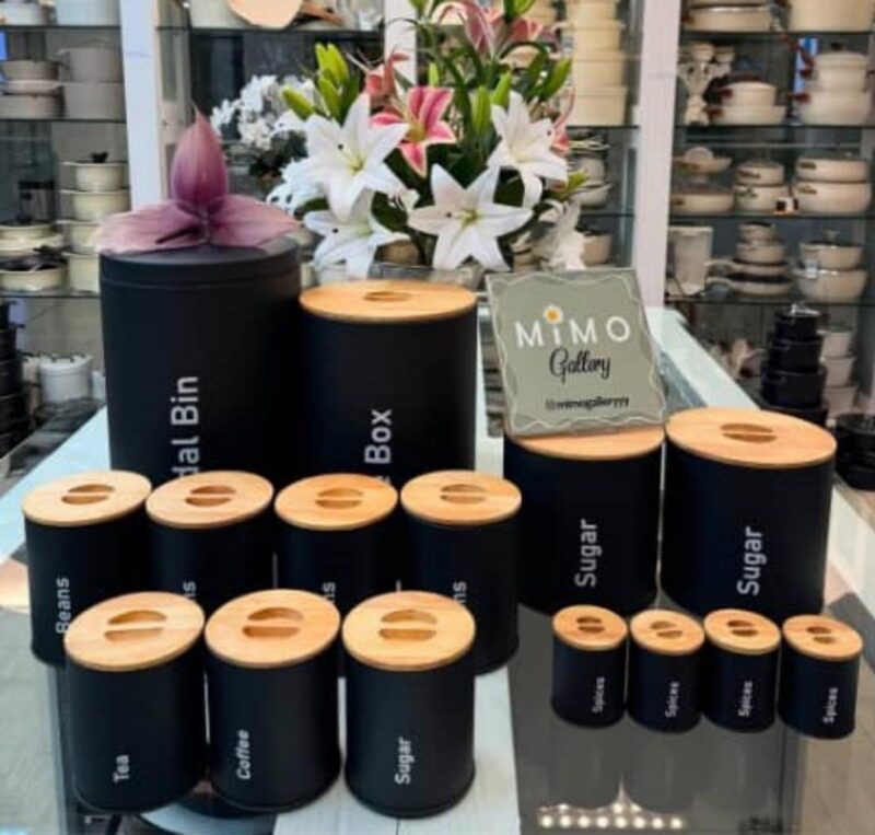 سرویس آشپزخانه 15 پارچه برند KST مدل درب بامبو کد 6010 - تصویر 10