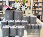 سرویس آشپزخانه 15 پارچه برند KST مدل درب فلزی کد 6015