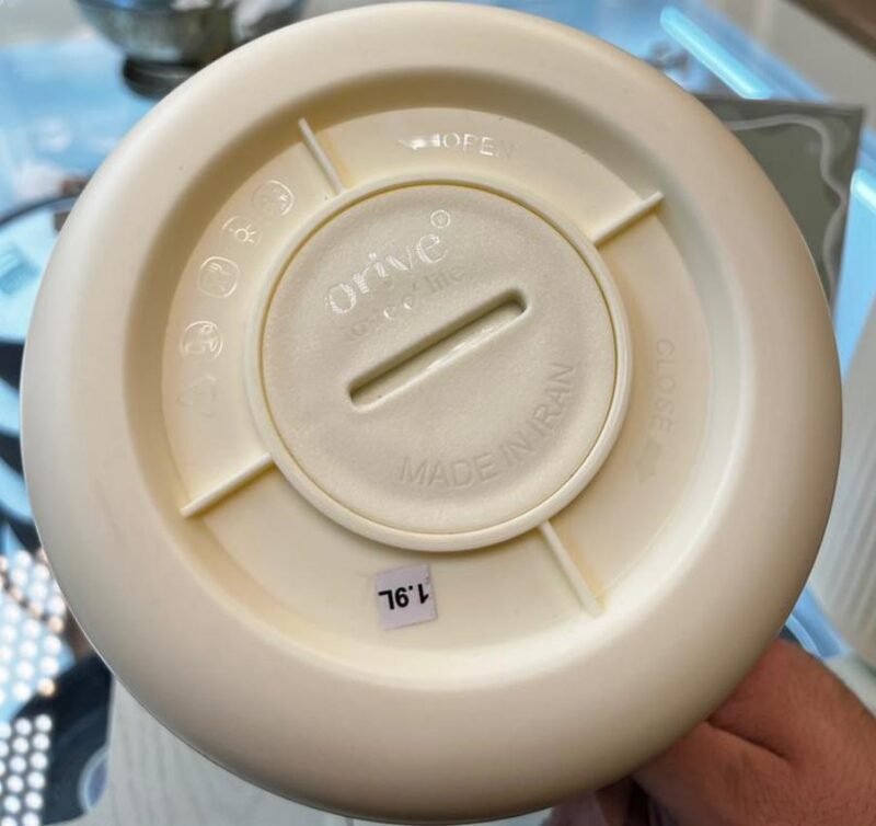 فلاسک شیشه صورتی مدل فشاری برند orive - تصویر 7