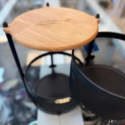 سبد سیب زمینی پیاز فلزی برند آسمان مدل گرد ب