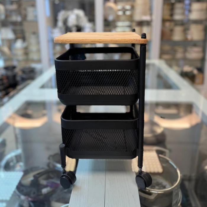 سبد سیب زمینی پیاز فلزی برند آسمان مدل مربع الف