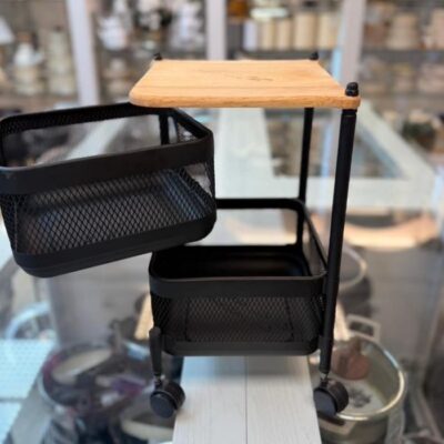 سبد سیب زمینی پیاز فلزی برند آسمان مدل مربع الف