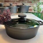 سرویس قابلمه 8 پارچه یونیک چدن گرانیتی قالب آلمانی مدل دیاموند - تصویر 9