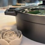 سرویس قابلمه 8 پارچه یونیک چدن گرانیتی قالب آلمانی مدل دیاموند - تصویر 5