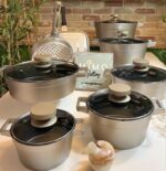 سرویس قابلمه ۱۵ پارچه یونیک مدل دیاموند - تصویر 18