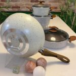 سرویس 7 پارچه قابلمه بهمراه تابه وک eviz - تصویر 3