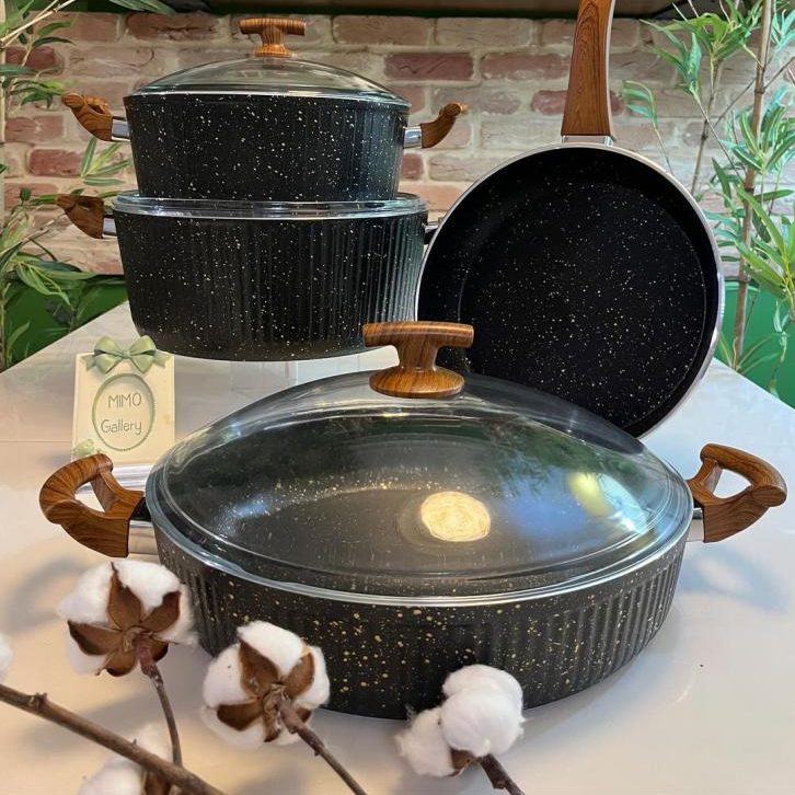 mini_______1-12-e1719648845517-1.jpg سرویس قابلمه 7 پارچه چدن گرانیتی اویز پلاس - تصویر 1