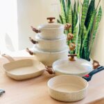 سرویس قابلمه ۱۰ پارچه چدن گرانیتی برند pmt - تصویر 9