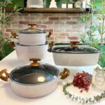 سرویس قابلمه 8پارچه با آرایش جدید تحت لیسانس ترک برند اویزپلاس