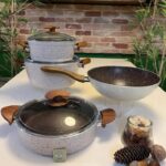 سرویس 7 پارچه قابلمه بهمراه تابه وک eviz - تصویر 5