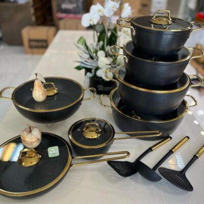 سرویس قابلمه 17 پارچه برند K.Z.P