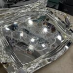 سینی مجلسی طرح نقره سفارش امارات - تصویر 3