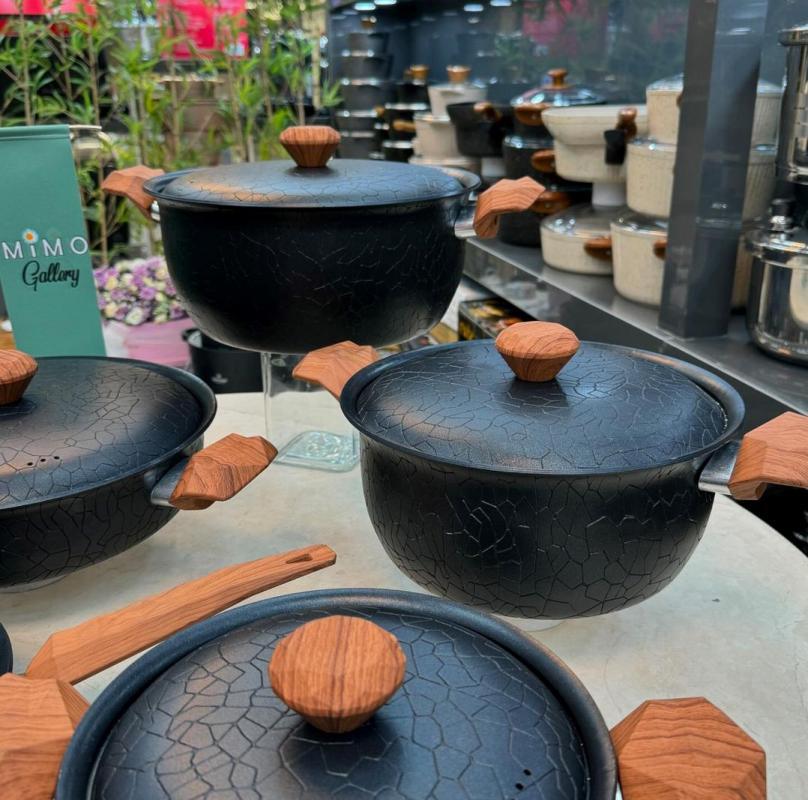 سرویس قابلمه 10 پارچه هاناتک مدل کاوانا - تصویر 3